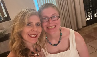 Vicky and Caity Collins